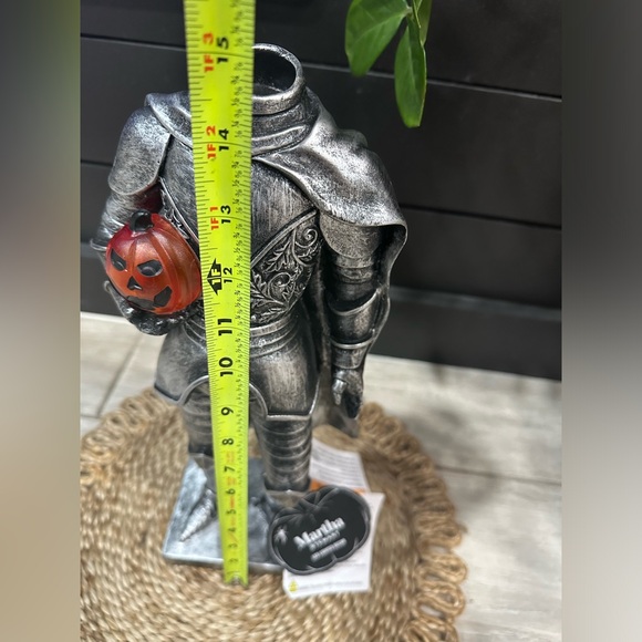 Martha Stewart Headless Horseman Soldier Halloween Figure Light Up Statue - Picture 3 of 6